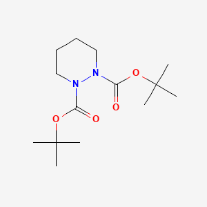 molecular formula C14H26N2O4 B2944962 1,2-Di-Boc-piperidazine CAS No. 340256-13-5