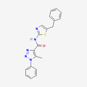 N-(5-benzylthiazol-2-yl)-5-methyl-1-phenyl-1H-1,2,3-triazole-4-carboxamide
