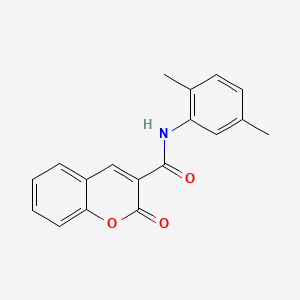 molecular formula C18H15NO3 B2945010 N-(2,5-dimethylphenyl)-2-oxo-2H-chromene-3-carboxamide CAS No. 94905-44-9