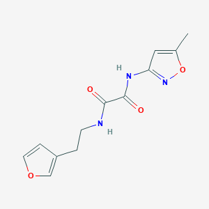 N1-(2-(furan-3-yl)ethyl)-N2-(5-methylisoxazol-3-yl)oxalamide