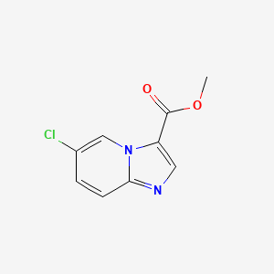 molecular formula C9H7ClN2O2 B2945029 Methyl 6-chloroimidazo[1,2-a]pyridine-3-carboxylate CAS No. 900019-38-7