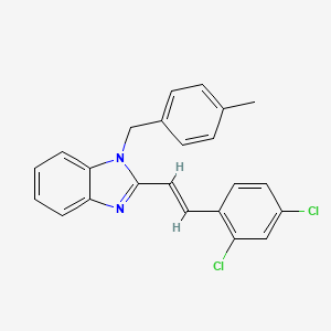 2-(2,4-dichlorostyryl)-1-(4-methylbenzyl)-1H-1,3-benzimidazole