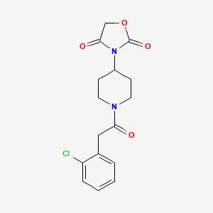 3-(1-(2-(2-Chlorophenyl)acetyl)piperidin-4-yl)oxazolidine-2,4-dione