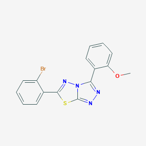 6-(2-Bromophenyl)-3-(2-methoxyphenyl)[1,2,4]triazolo[3,4-b][1,3,4]thiadiazole