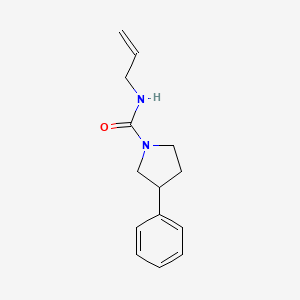 molecular formula C14H18N2O B2945051 N-allyl-3-phenylpyrrolidine-1-carboxamide CAS No. 1209197-93-2