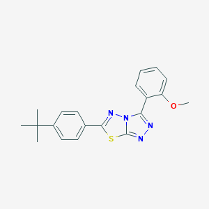 6-(4-Tert-butylphenyl)-3-(2-methoxyphenyl)[1,2,4]triazolo[3,4-b][1,3,4]thiadiazole