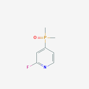 molecular formula C7H9FNOP B2945063 (2-Fluoropyridin-4-yl)dimethylphosphine oxide CAS No. 2490418-57-8