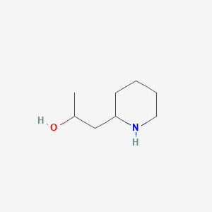 molecular formula C8H17NO B2945085 1-(Piperidin-2-yl)propan-2-ol CAS No. 10047-06-0