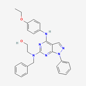 2-(benzyl(4-((4-ethoxyphenyl)amino)-1-phenyl-1H-pyrazolo[3,4-d]pyrimidin-6-yl)amino)ethanol