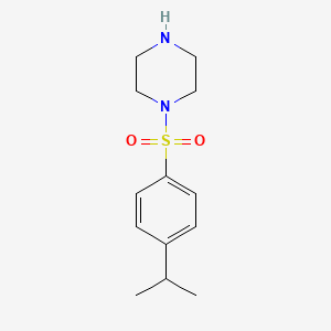 molecular formula C13H20N2O2S B2945146 1-[(4-Isopropylphenyl)sulfonyl]piperazine CAS No. 730976-75-7