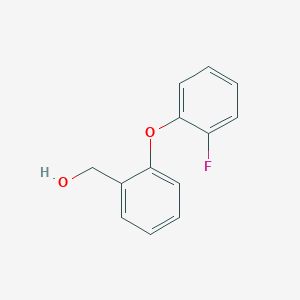 molecular formula C13H11FO2 B2945149 [2-(2-Fluorophenoxy)phenyl]methanol CAS No. 81890-62-2