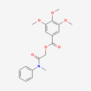 [Methyl(phenyl)carbamoyl]methyl 3,4,5-trimethoxybenzoate