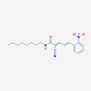 2-cyano-5-(2-nitrophenyl)-N-octylpenta-2,4-dienamide