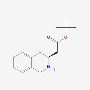 Tert-butyl 2-[(3S)-1,2,3,4-tetrahydroisoquinolin-3-yl]acetate