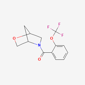 2-Oxa-5-azabicyclo[2.2.1]heptan-5-yl(2-(trifluoromethoxy)phenyl)methanone