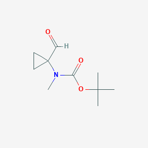Tert-butyl 1-(formyl)cyclopropyl(methyl)carbamate