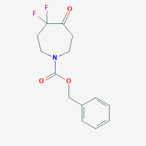 Benzyl 4,4-difluoro-5-oxoazepane-1-carboxylate