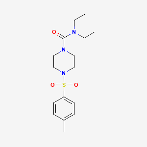 N,N-diethyl-4-(4-methylphenyl)sulfonylpiperazine-1-carboxamide