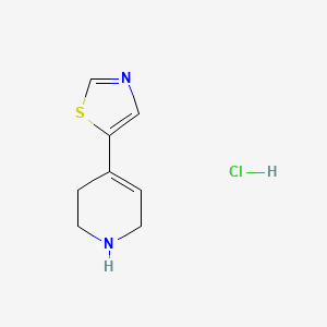 5-(1,2,3,6-Tetrahydropyridin-4-yl)thiazole hydrochloride
