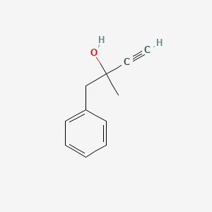 molecular formula C11H12O B2945385 2-Methyl-1-phenylbut-3-yn-2-ol CAS No. 55373-74-5