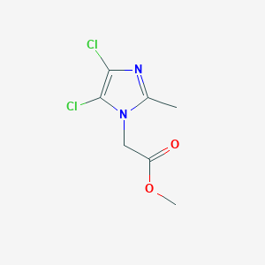 methyl 2-(4,5-dichloro-2-methyl-1H-imidazol-1-yl)acetate