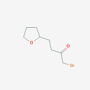 1-Bromo-4-(oxolan-2-yl)butan-2-one