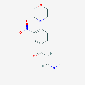 (2E)-3-(dimethylamino)-1-[4-(morpholin-4-yl)-3-nitrophenyl]prop-2-en-1-one