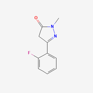 5-(2-Fluorophenyl)-2-methyl-2,4-dihydro-3H-pyrazol-3-one