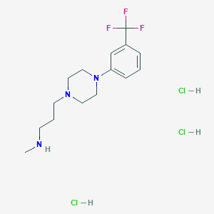 Methyl(3-{4-[3-(trifluoromethyl)phenyl]piperazin-1-yl}propyl)amine trihydrochloride
