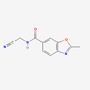 N-(Cyanomethyl)-2-methyl-1,3-benzoxazole-6-carboxamide