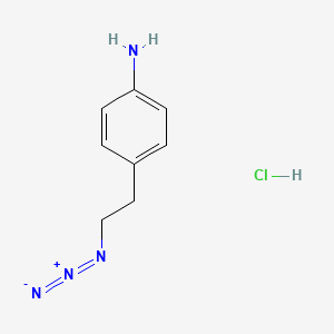 4-(2-Azidoethyl)aniline;hydrochloride
