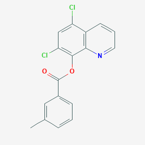 5,7-Dichloroquinolin-8-yl 3-methylbenzoate