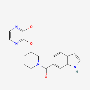 (1H-indol-6-yl)(3-((3-methoxypyrazin-2-yl)oxy)piperidin-1-yl)methanone