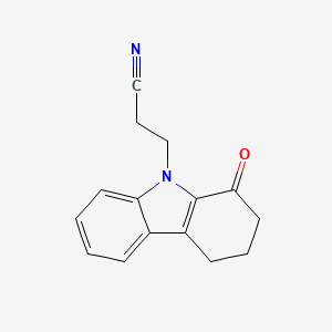 molecular formula C15H14N2O B2945549 3-(1-氧代-1,2,3,4-四氢-9H-咔唑-9-基)丙腈 CAS No. 56903-43-6