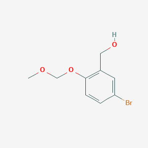 molecular formula C9H11BrO3 B2945565 Benzenemethanol, 5-bromo-2-(methoxymethoxy)- CAS No. 181288-97-1