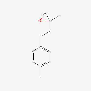 molecular formula C12H16O B2945578 2-Methyl-2-[2-(4-methylphenyl)ethyl]oxirane CAS No. 1779929-47-3