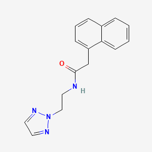 molecular formula C16H16N4O B2945588 N-(2-(2H-1,2,3-三唑-2-基)乙基)-2-(萘-1-基)乙酰胺 CAS No. 2097892-34-5