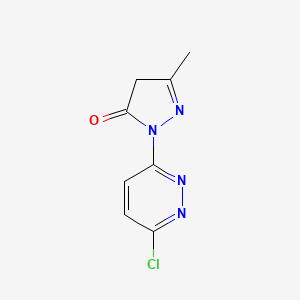 1-(6-chloropyridazin-3-yl)-3-methyl-4,5-dihydro-1H-pyrazol-5-one