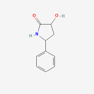 molecular formula C10H11NO2 B2945604 3-Hydroxy-5-phenylpyrrolidin-2-one CAS No. 68844-73-5