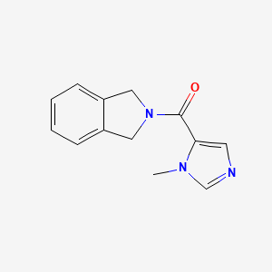 molecular formula C13H13N3O B2945626 isoindolin-2-yl(1-methyl-1H-imidazol-5-yl)methanone CAS No. 2309538-58-5
