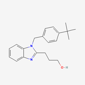 3-[1-(4-tert-butylbenzyl)-1H-benzimidazol-2-yl]propan-1-ol
