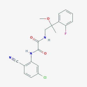 N1-(5-chloro-2-cyanophenyl)-N2-(2-(2-fluorophenyl)-2-methoxypropyl)oxalamide