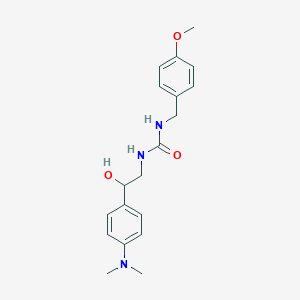 molecular formula C19H25N3O3 B2945707 1-(2-(4-(Dimethylamino)phenyl)-2-hydroxyethyl)-3-(4-methoxybenzyl)urea CAS No. 1421496-56-1