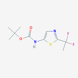 Tert-butyl N-[2-(1,1-difluoroethyl)-1,3-thiazol-5-yl]carbamate