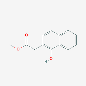 molecular formula C13H12O3 B2945725 Methyl 2-(1-hydroxynaphthalen-2-yl)acetate CAS No. 888739-82-0