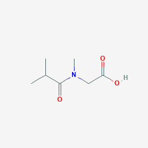 molecular formula C7H13NO3 B2945748 2-[Isobutyryl(methyl)amino]acetic acid CAS No. 155256-79-4