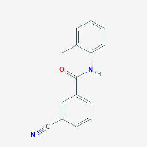 molecular formula C15H12N2O B2945759 3-Cyano-N-(o-tolyl)benzamide CAS No. 1016811-53-2