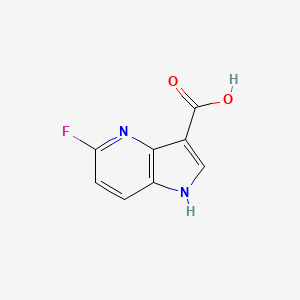 5-fluoro-1H-pyrrolo[3,2-b]pyridine-3-carboxylic acid