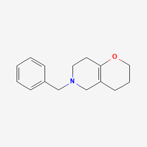 molecular formula C15H19NO B2945815 6-benzyl-3,4,5,6,7,8-hexahydro-2H-pyrano[3,2-c]pyridine CAS No. 57446-01-2