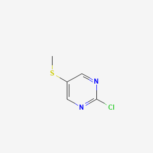 molecular formula C5H5ClN2S B2945845 2-氯-5-(甲硫基)嘧啶 CAS No. 115581-36-7